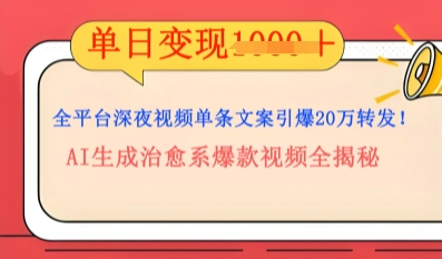 全平台深夜文案新风口：DeepSeek生成百万播放量金句，治愈系内容涨粉速度快4倍_共创网